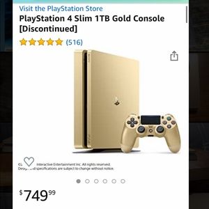 Rare PlayStation 4 Slim 1Tb